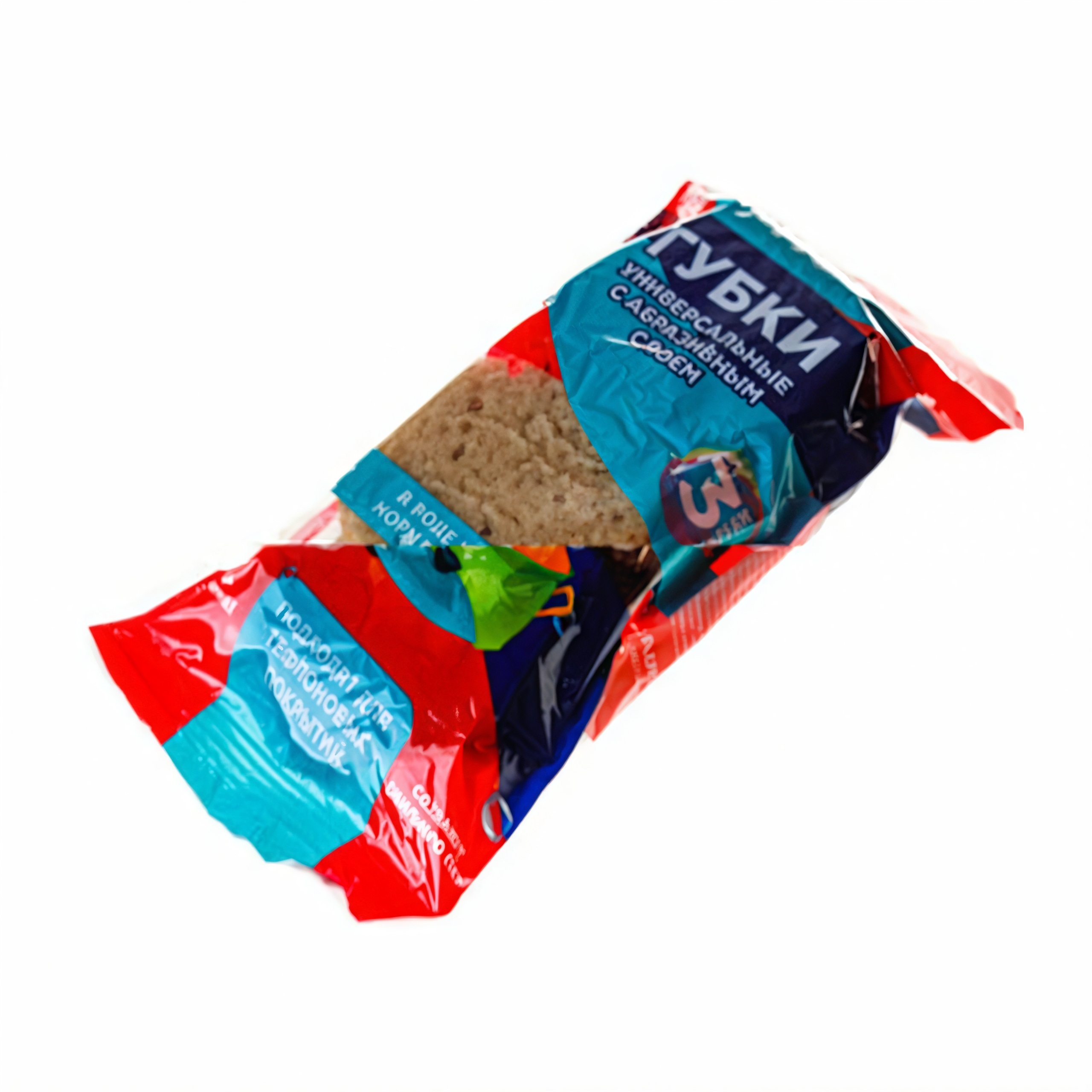 TIO Губка универсальная пористая  в вакуумной 3 шт.GU02