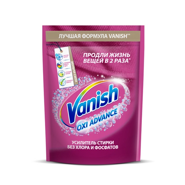  Пятновыводитель для тканей VANISH Oxi Advance порошкообразный 400 г
