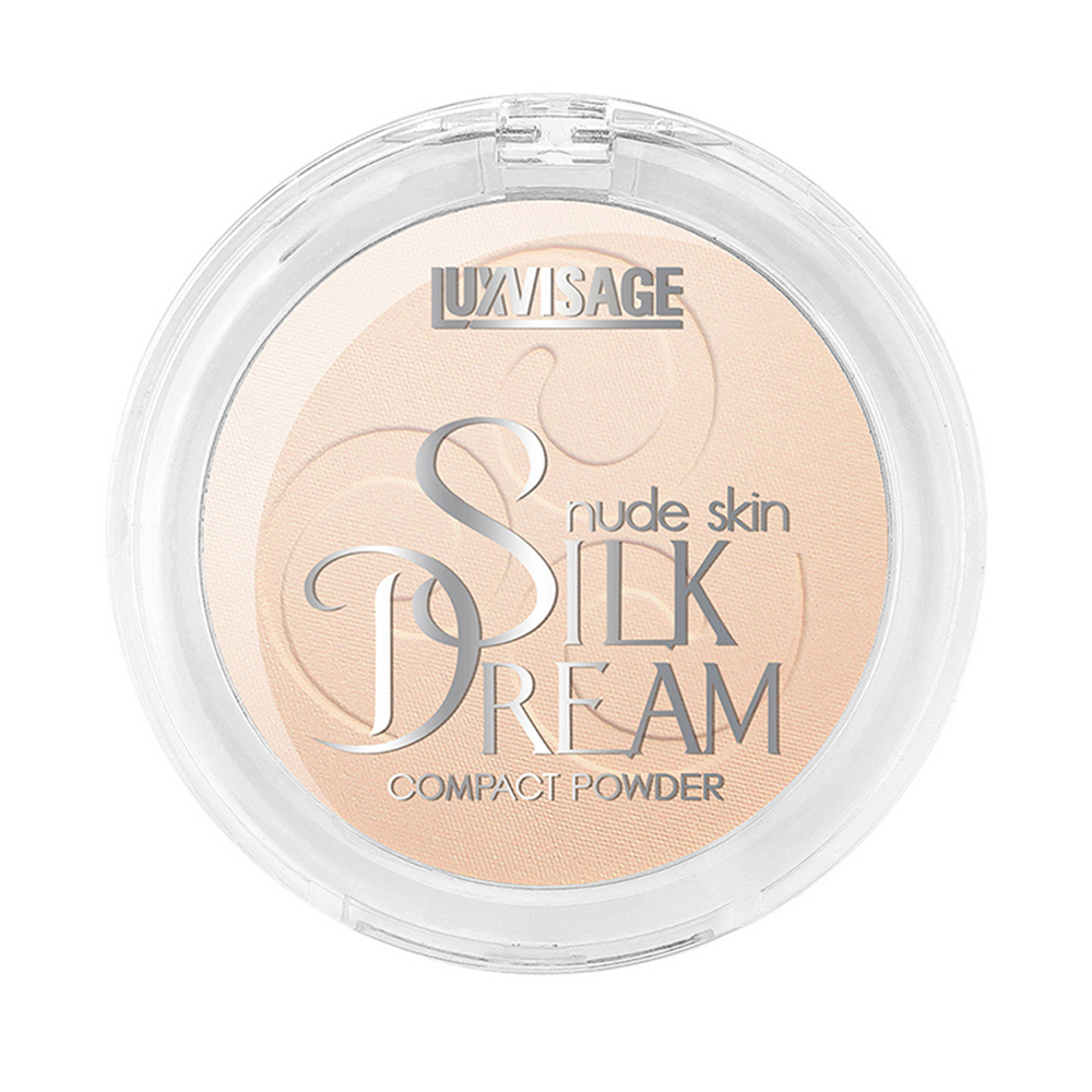 Пудра компактная LUXVISAGE Silk Dream nude skin 10 г 02 тон