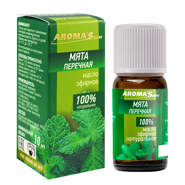 Масло эфирное  Мята перечная, 10 мл