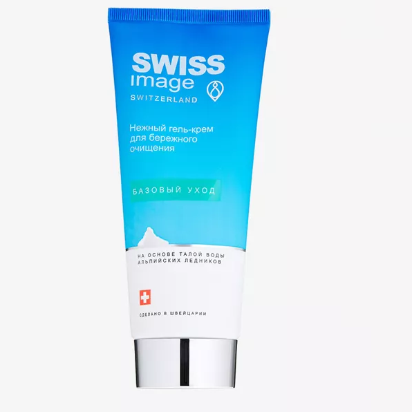 SWISS image Нежный гель-крем для бережного очищения 200 мл