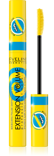 EVL Тушь для ресниц потряс.эффект PUSH-UP!x10 EXTENSION VOLUME PROF. MAKE-UP, 10мл