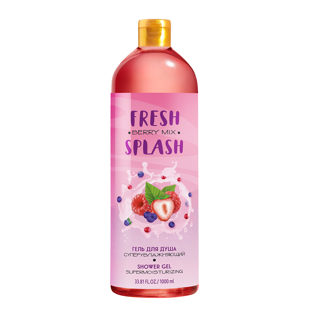 Fresh Splash Гель для душа Суперувлажняющий, 1000 мл, 4812547002418