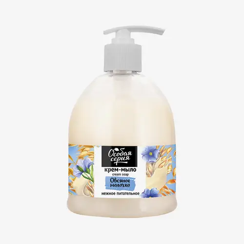 Жидкое Крем-мыло ОВСЯНОЕ МОЛОЧКО 520 гр 