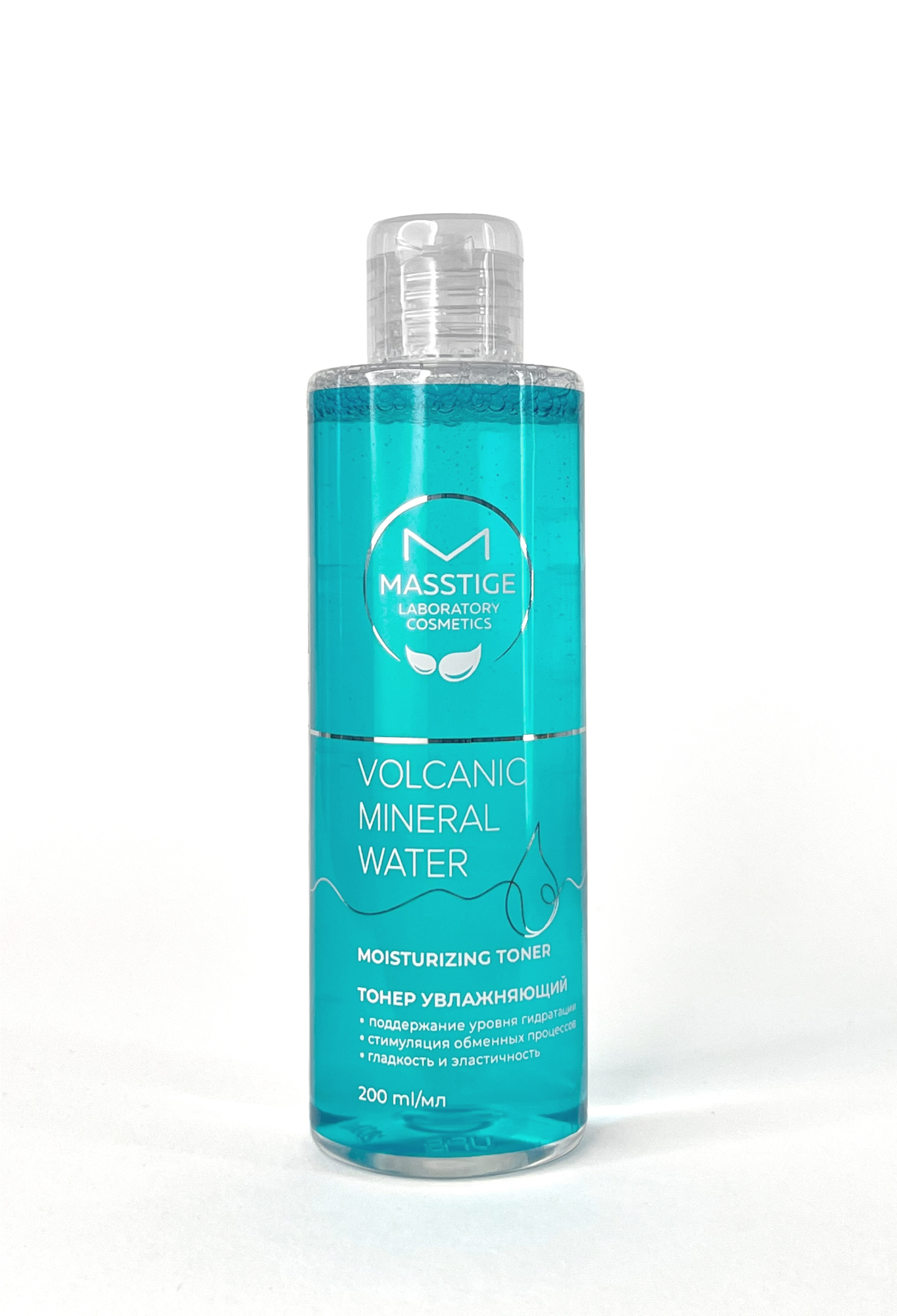 MASSTIGE VOLCANIC MINERAL WATER Тонер увлажняющий, 200мл.
