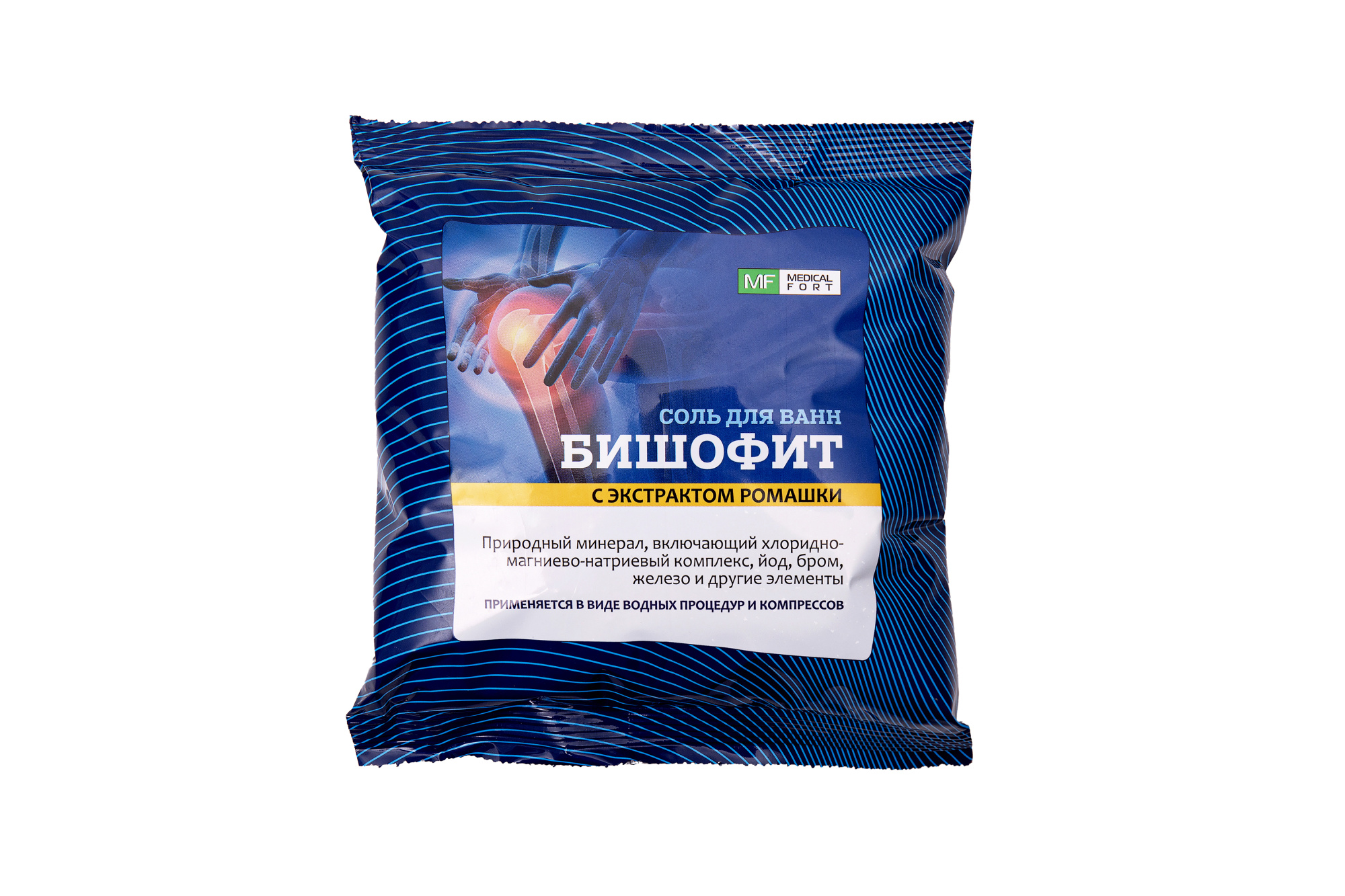 Соль косметическая для ванн "Бишофит" с экстрактом ромашки (КОСМЕТИКА), 0,5кг