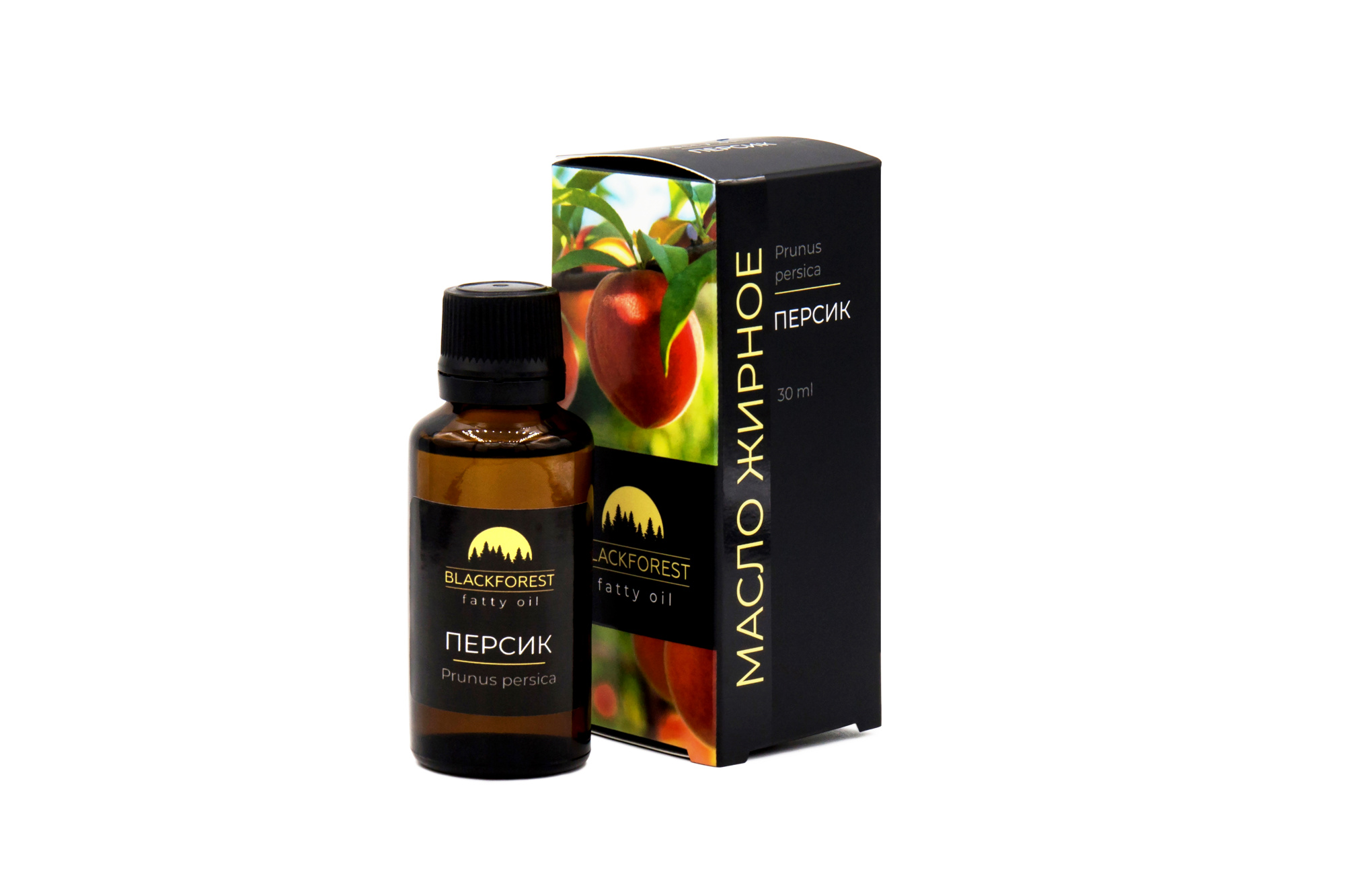 Масло косметическое жирное BLACKFOREST "Персик", 30 мл