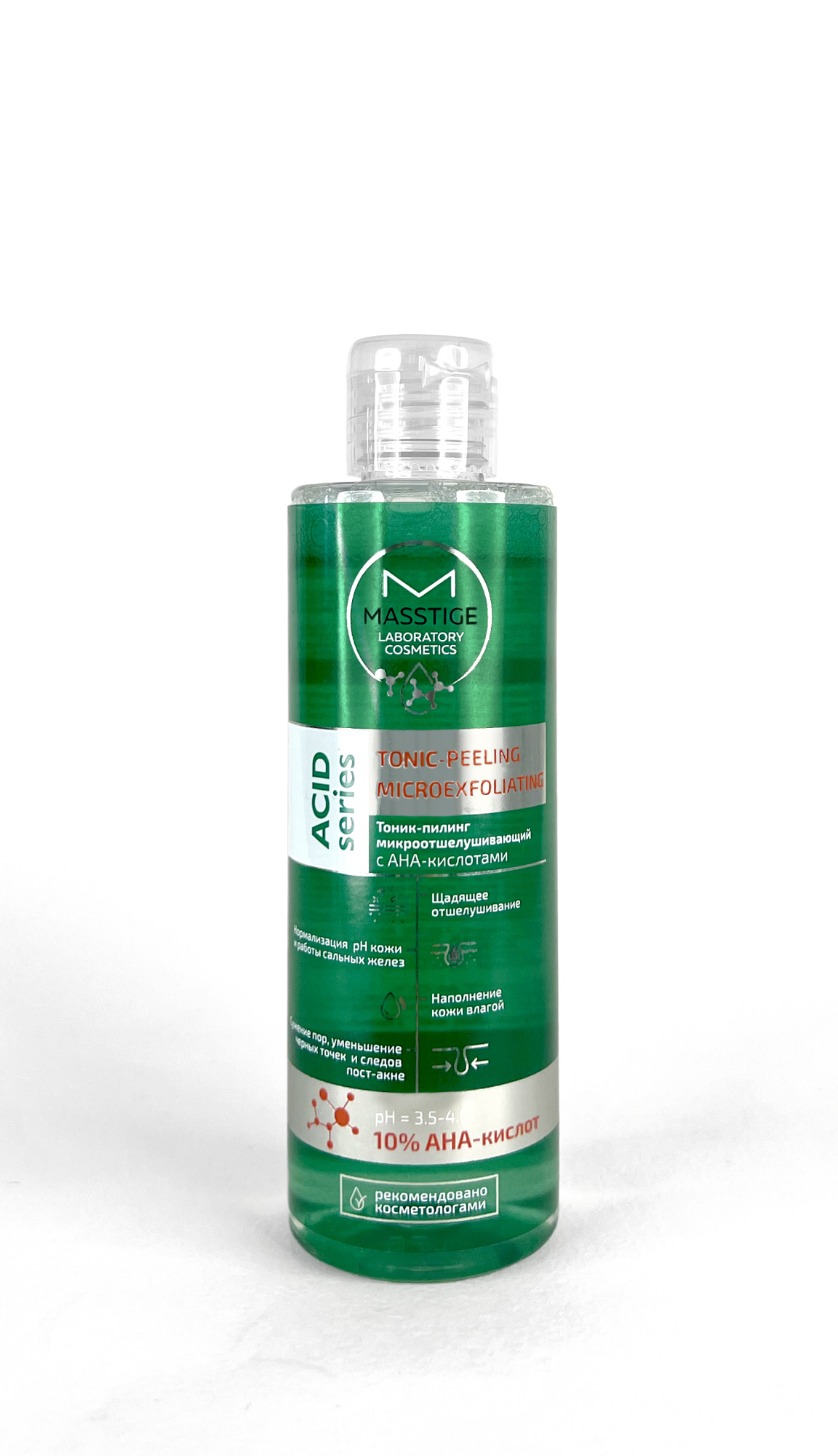 MASSTIGE ACID SERIES  Тоник-пилинг микроотшелущивающий, 200 мл