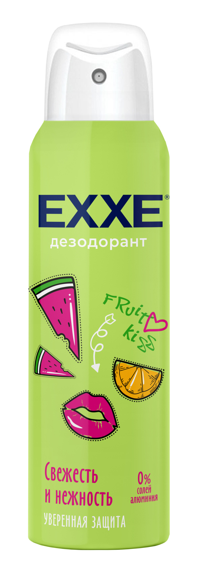 Женский дезодорант EXXE Свежесть и нежность Fruit kiss, 150 мл