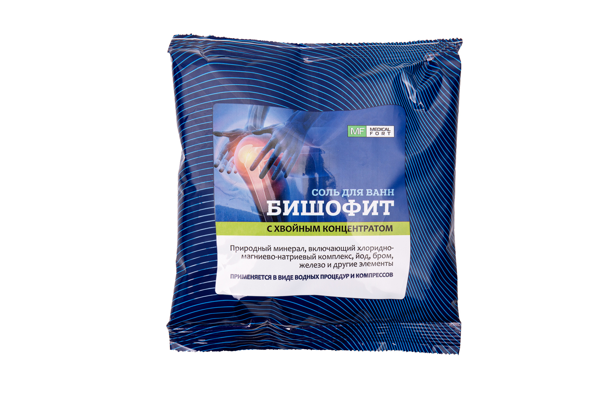 Соль д/ванн "Бишофит" с хвойным концентратом, 500г                                                                                                              