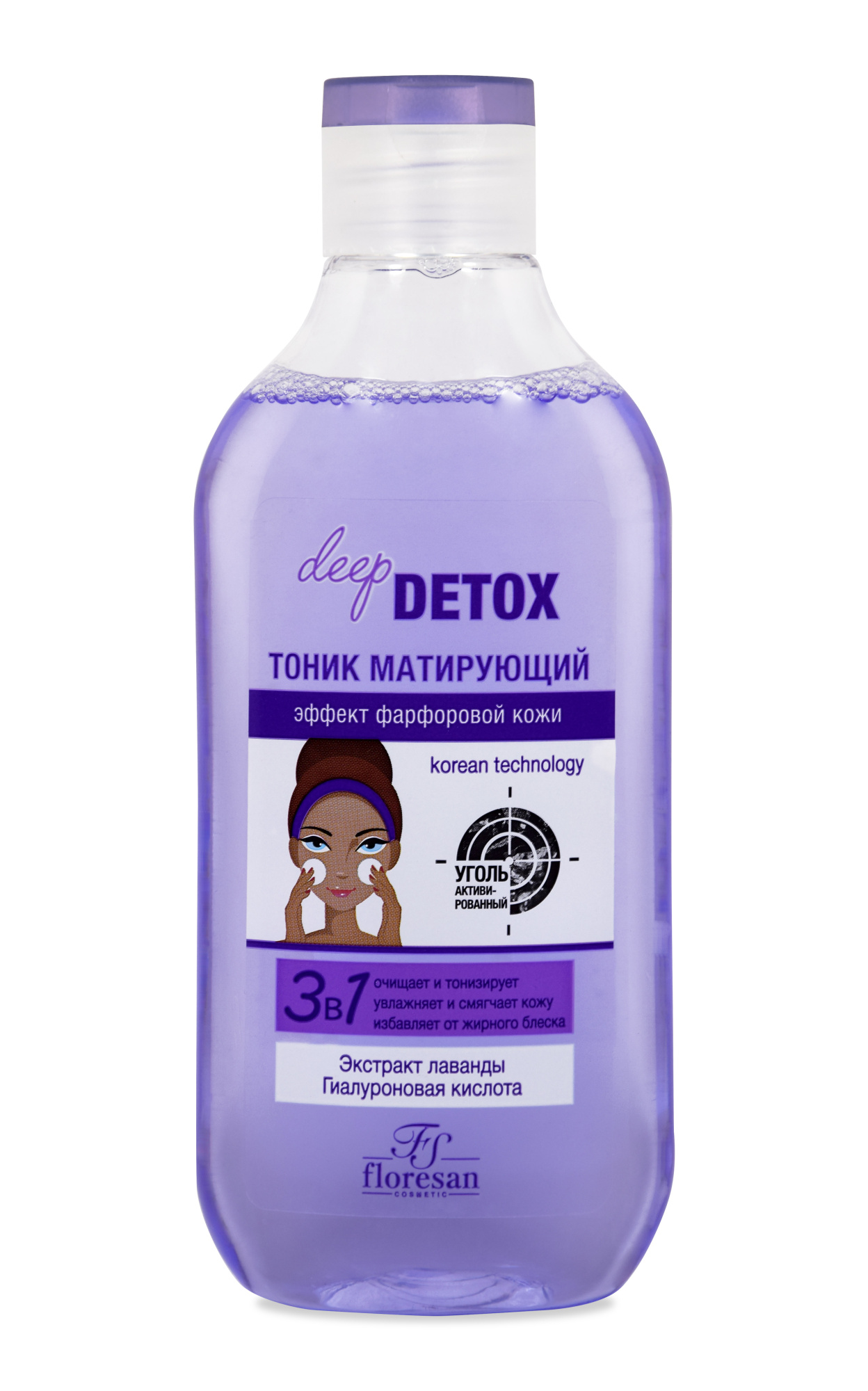 Тоник матирующий Серия "DEEP DETOX", 300 мл
