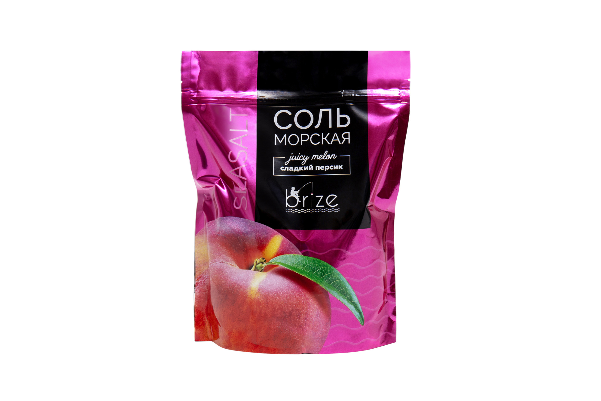 Соль косметическая морская ароматизированная BRIZE "Сладкий персик", 1,1 кг