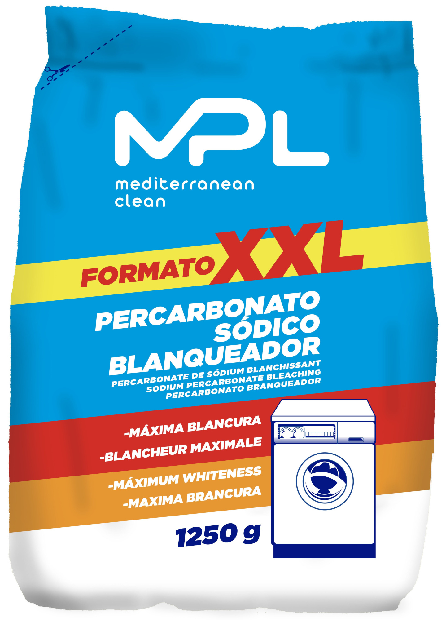 MPL Отбеливатель-пятновыводитель с активным кислородом, 1250г