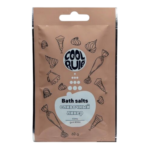 Cool Rule Соль для ванн Сливочный Ликер, 60г