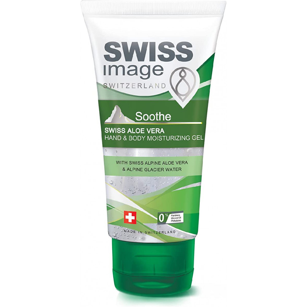 SWISS image Гель алоэ вера для рук и тела,  75 мл 