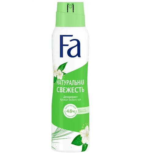 Дезодорант-спрей FA Природная свежесть Аромат Белого Чая, 150 мл