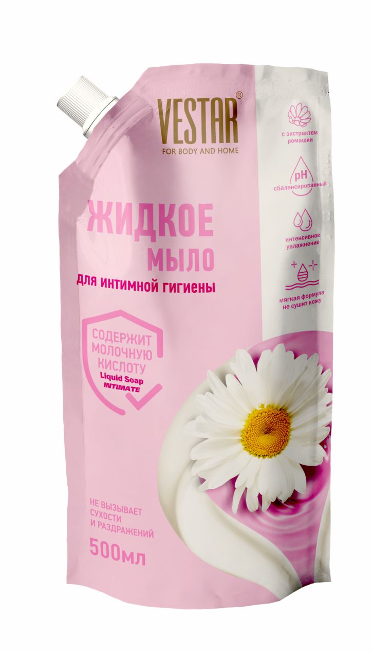 VESTAR Жидкое мыло Для интимной гигиены, дой-пак 500мл