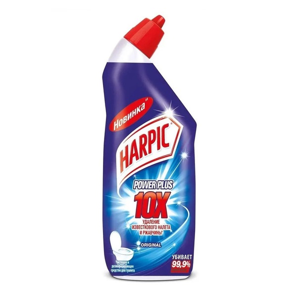 Средство для туалета Harpic Power Plus дезинфицирующее, 700 мл