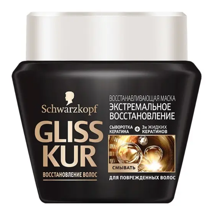 Маска для волос GLISS KUR Экстремальное Восстановление, 300 мл