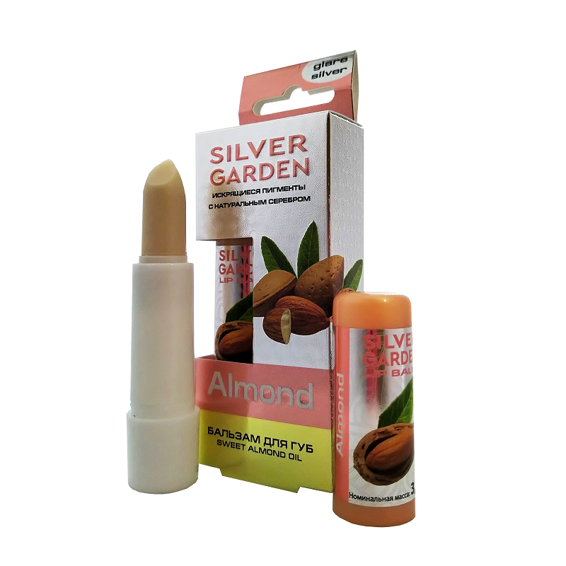 SILVER GARDEN   Бальзам для губ МИНДАЛЬ  3,5г