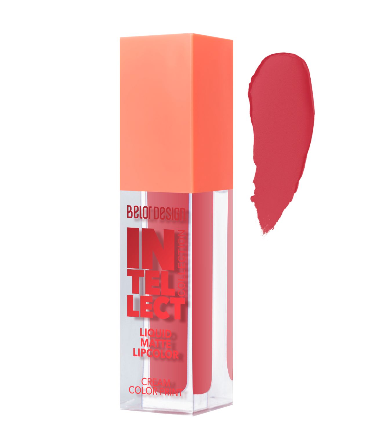 Краска для губ Intellect матовая  тон 8