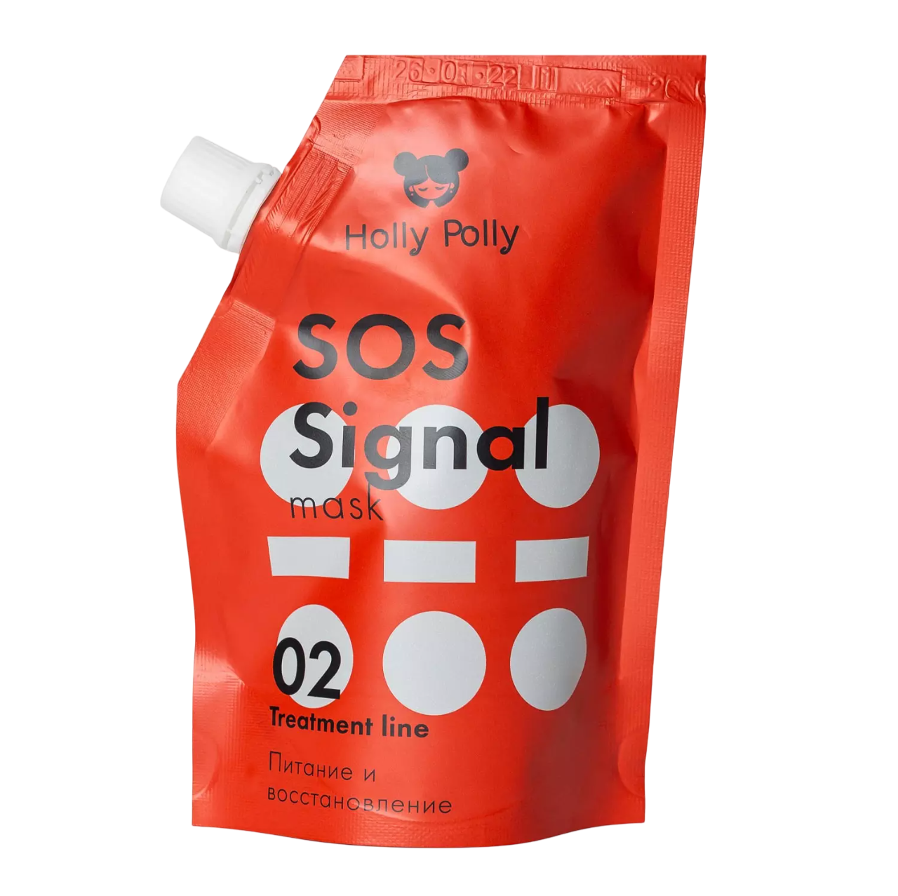 Маска для волос экстра-питательная Holly Polly SOS-signal, 100 мл