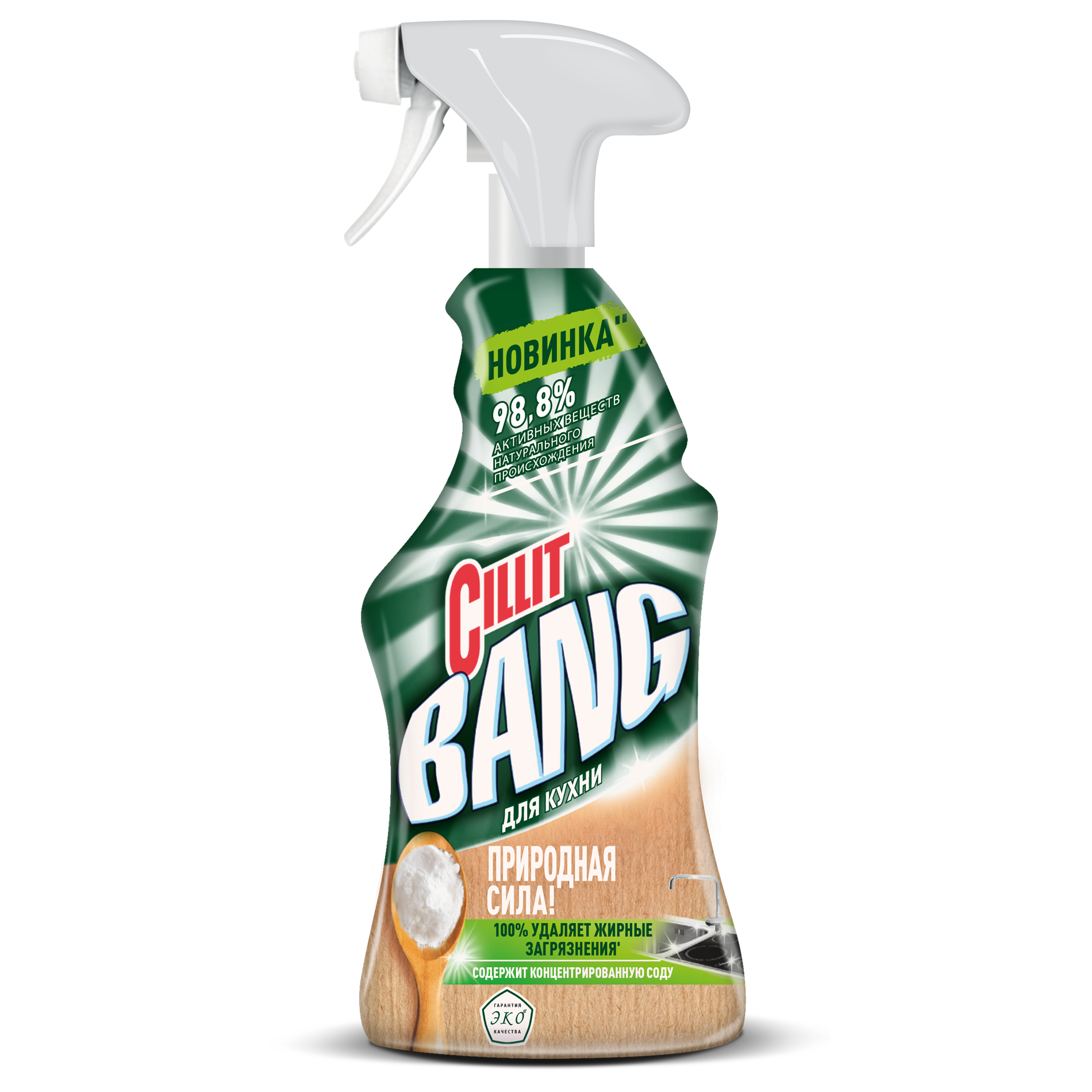 Чистящее средство для кухни Cillit Bang Природная сила с содой, 450 мл