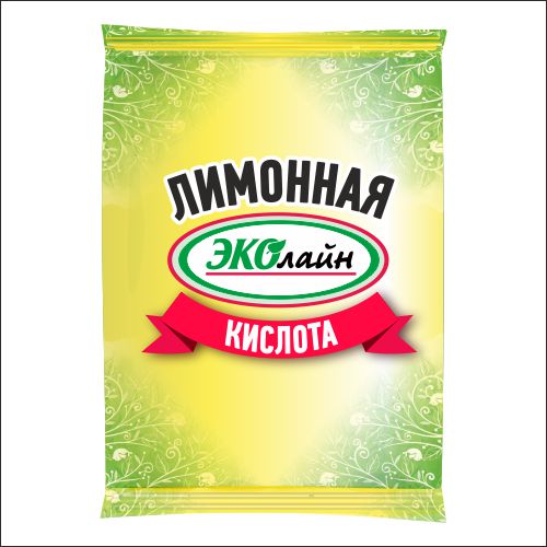 Кислота лимонная "ЭКОлайн" фас. 0,1 кг, Китай (20)