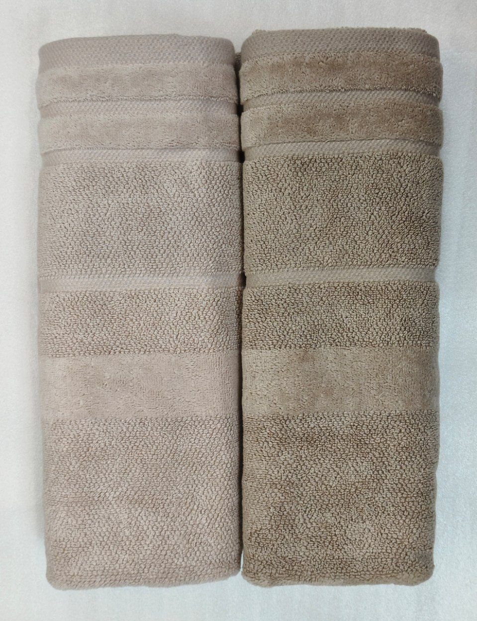 QD-0412 Полотенце махровое р.50х100 см, разноцвет