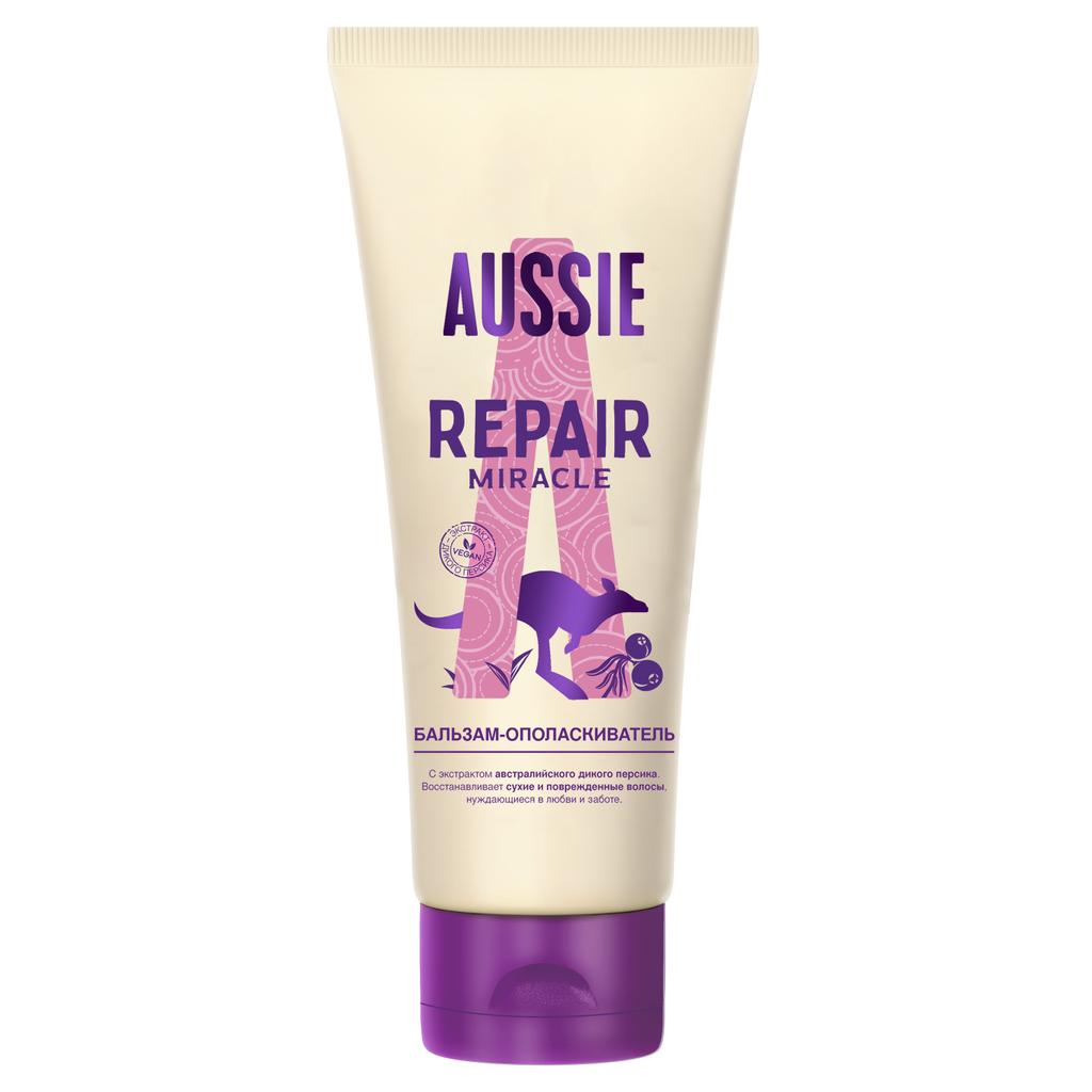 Бальзам-ополаскиватель AUSSIE Repair Miracle с маслом семян жожоба для поврежденных волос 200 мл