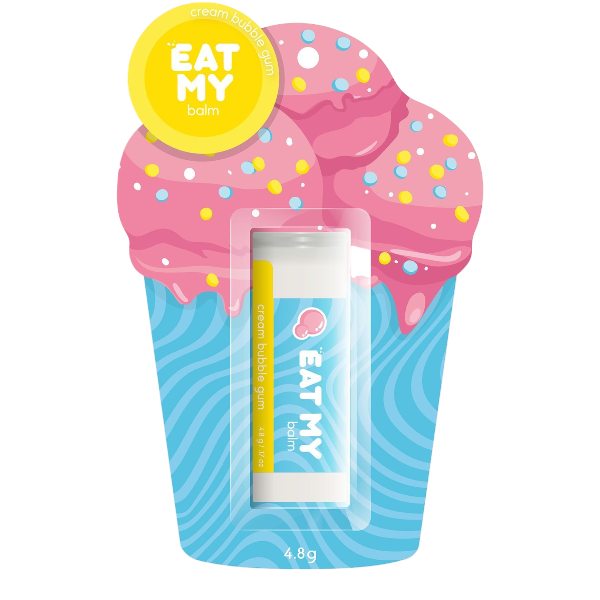 EAT MY бальзам для губ "Сливочный бабл гам"