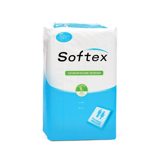 Впитывающие гигиен.пеленки Softex детские 60х90 №10 St-6910 ТМ "LUXSAN"