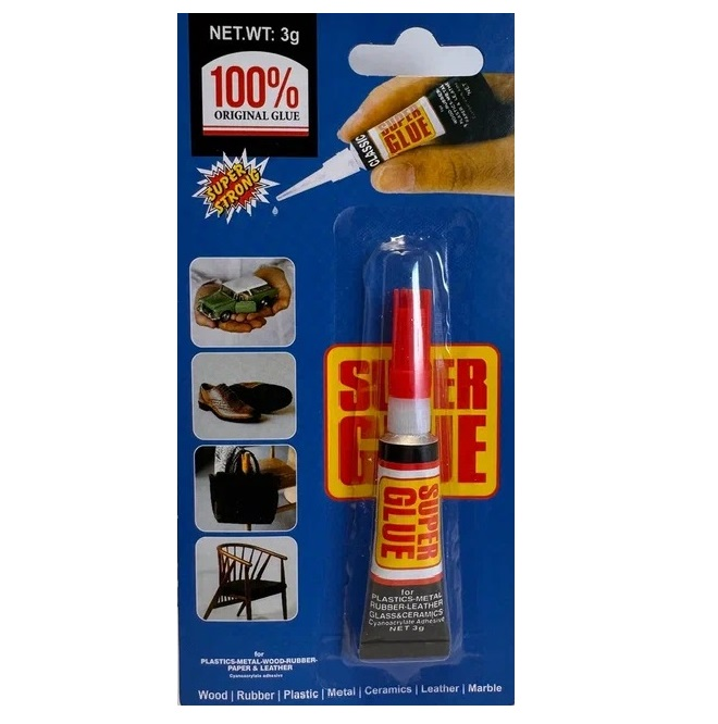 Клей 100% 3 г. (Super Glue)