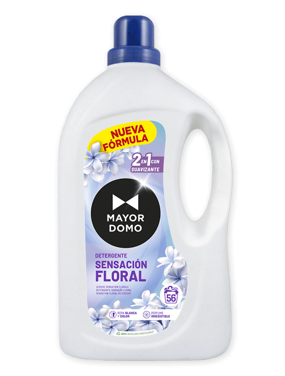 MAYORDOMO Жидкое моющее средство для стирки белья + кондиционер 2 в 1 / LIQUID DETERGENT WITH CONDITIONER 2 IN 1, 3л