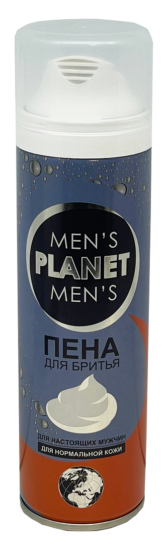 ПЕНА для бритья MEN's Planet 200 мл для Нормальной кожи