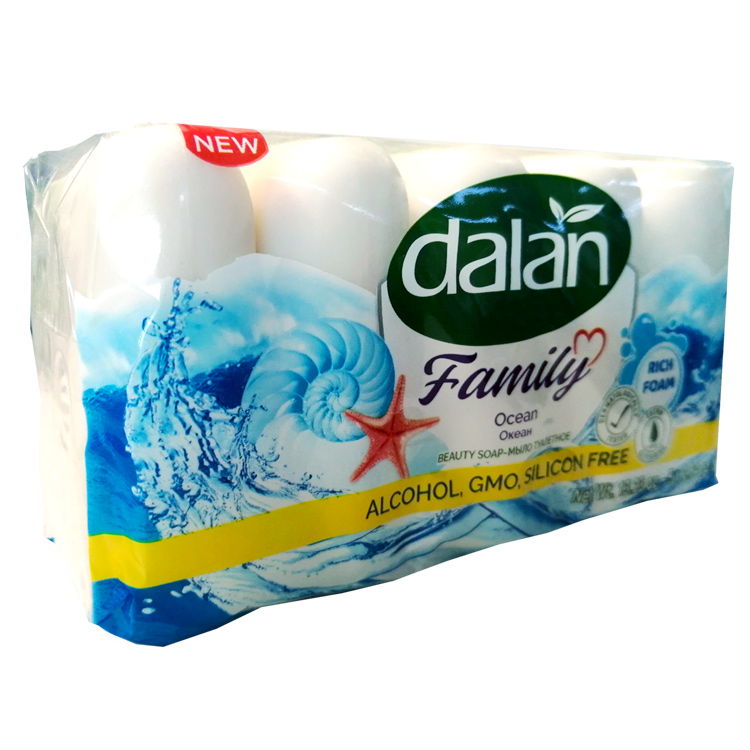 DALAN Family Мыло туалетное 5*75г Океан