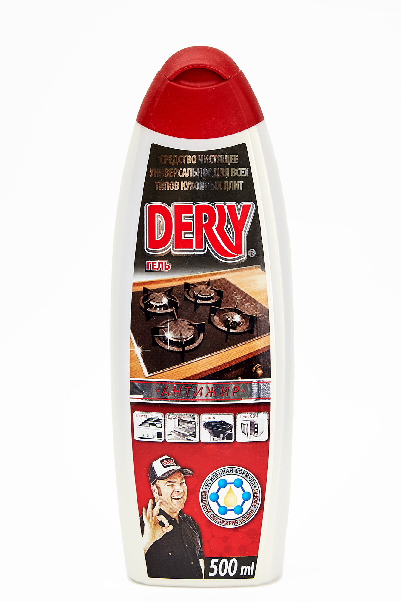 Гель-антижир Derry д/кух.плит чистящее универсальное 500мл () (9040800060)