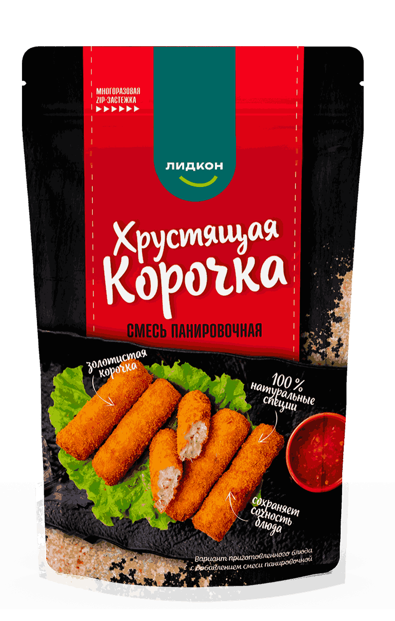 Смесь панировочная универсальная со специями "Хрустящая корочка",100г
