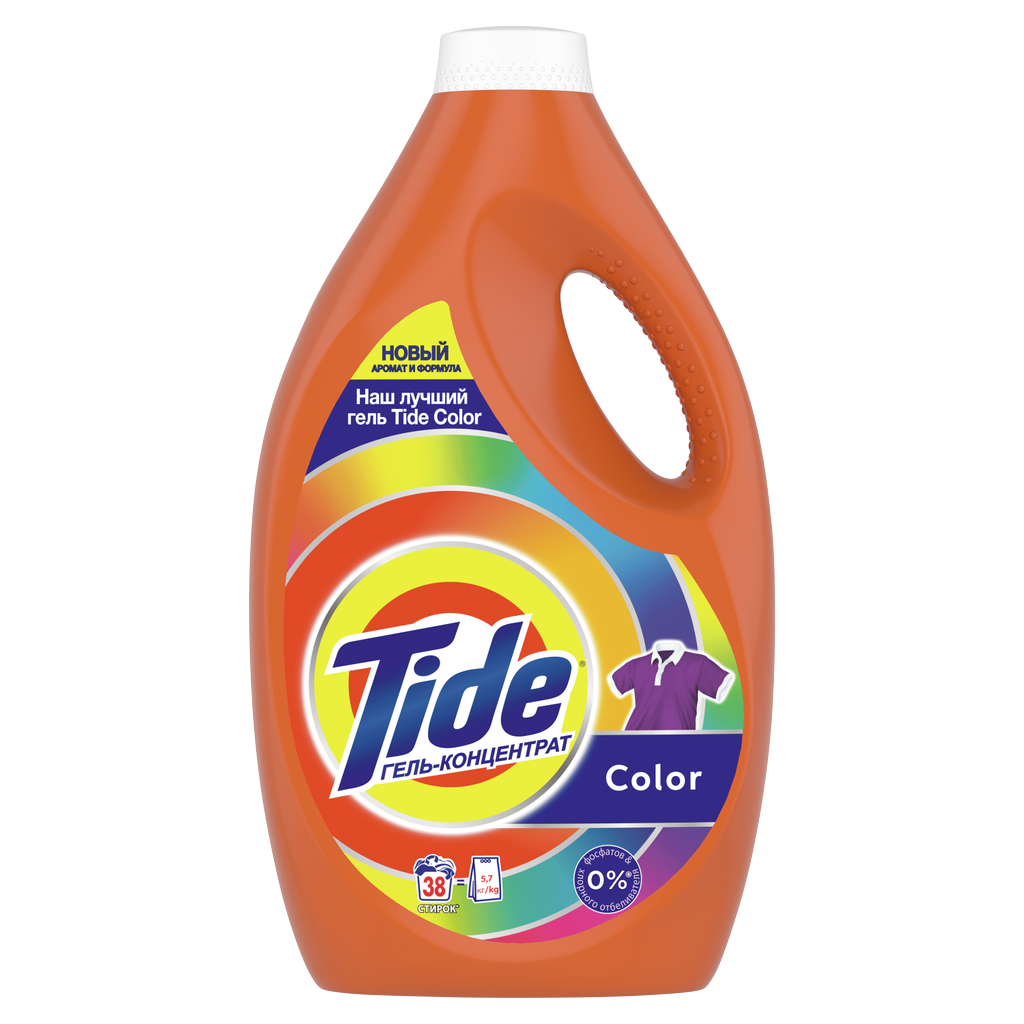 Гель для стирки белья Tide Color 38 стирок 2,47 л