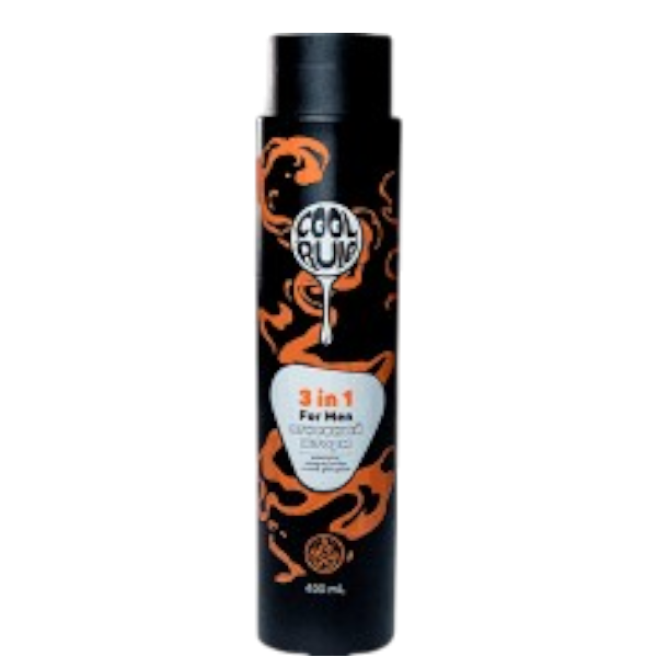Cool Rule Чистота и Свежесть 3 в 1 для мужчин : Шампунь, Кондиционер и Гель для душа (Огненный Шторм),400мл