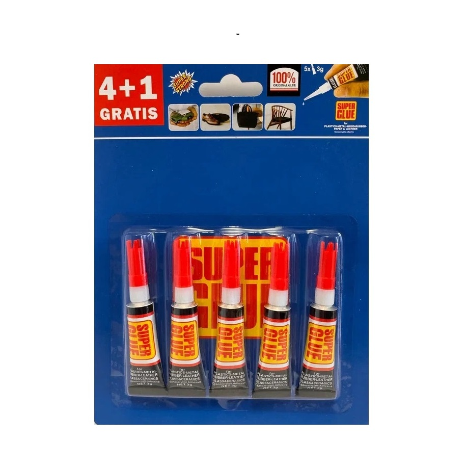 Клей 100% 3 гр, блистер 5 шт 