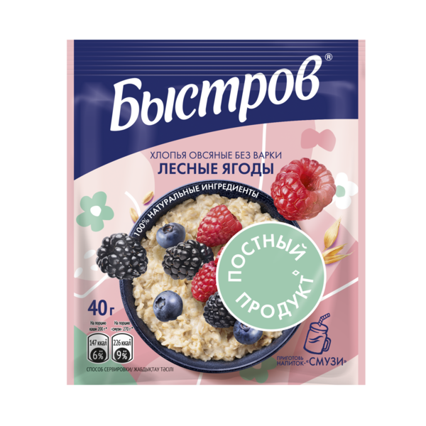 Быс-в Prebio каша ОвсЯг 17х40г