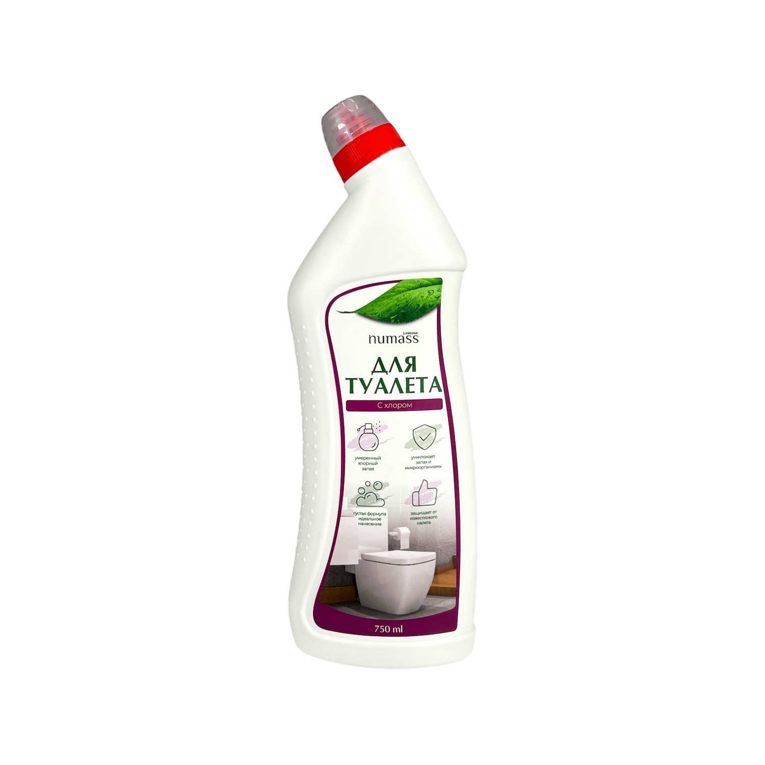 Cр-во антиб. эф для туалета NUMASS 0,75л