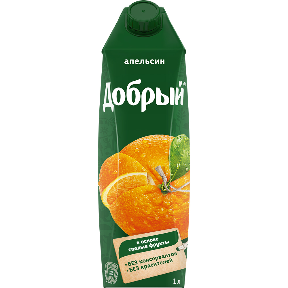 Нектар Добрый апельсиновый, 1 л