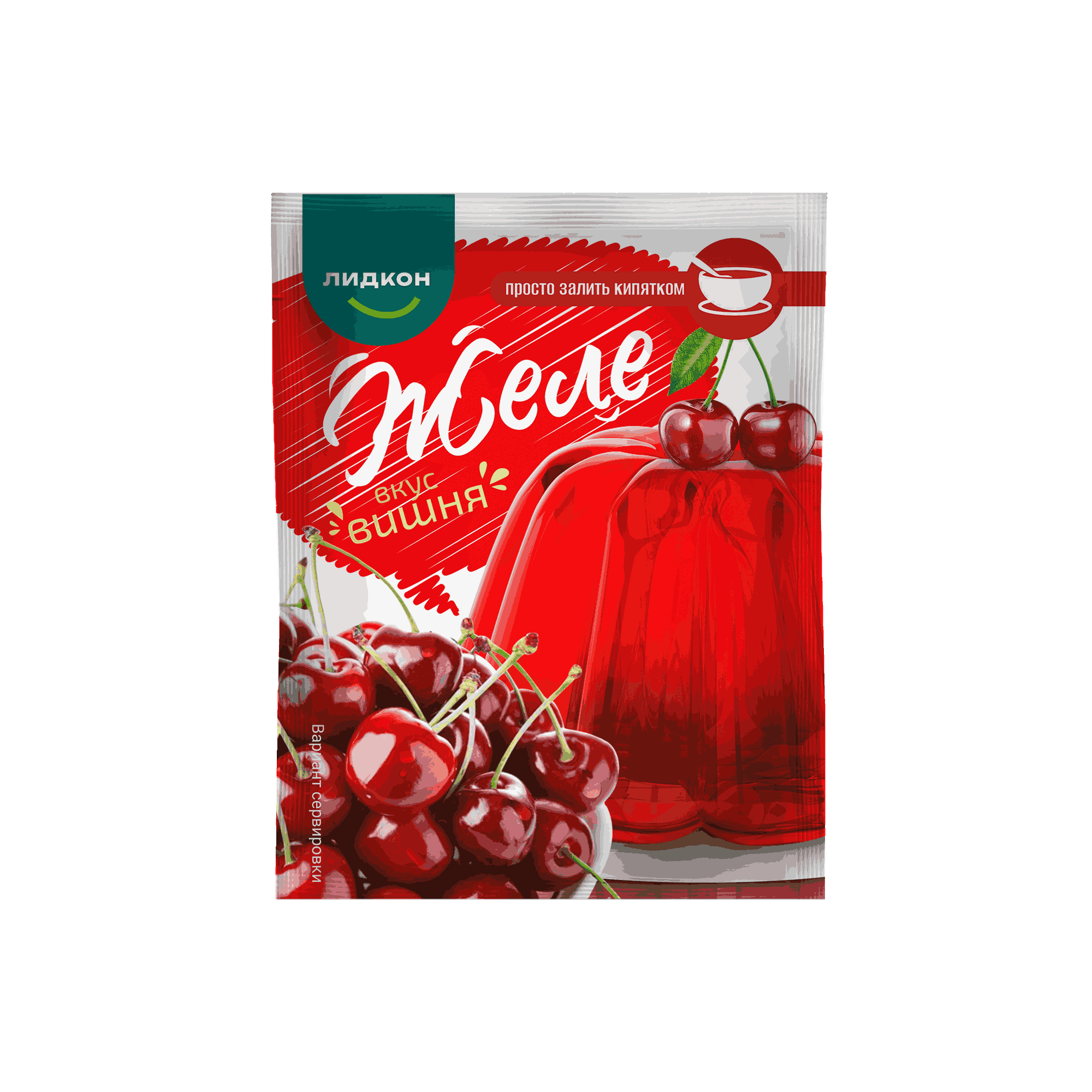 Желе  вкус "Вишня" 80 гр