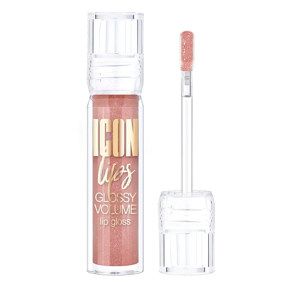 Блеск для губ с эффектом объема LUXVISAGE ICON lips glossy volume 3,4 г 505 тон 