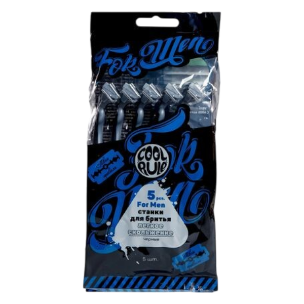 Cool Rule Станки для бритья одноразовые, мужские,5 шт