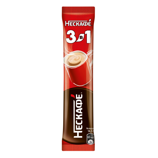 NESCAFE® 3в1 Классический. Напиток кофейный растворимый.14.5 г