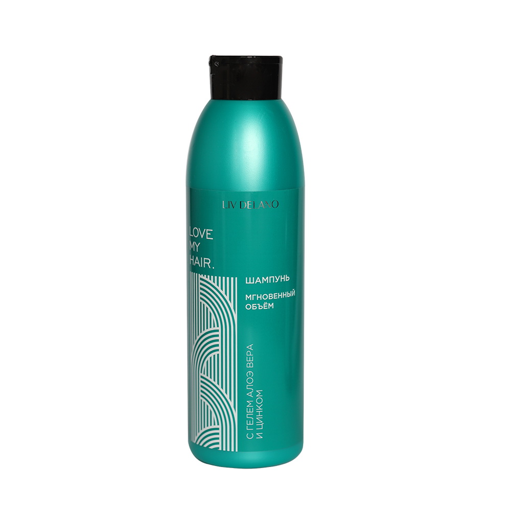 Шампунь МГНОВЕННЫЙ ОБЪЁМ с гелем алоэ вера и цинком, 1л