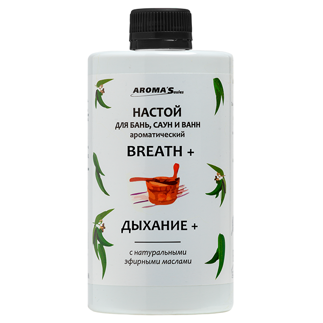 Настой ароматический для бань,саун,ванн "Дыхание+", 400 мл